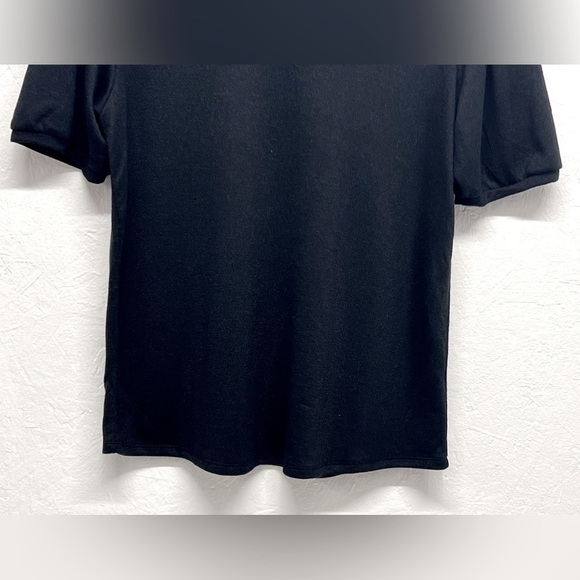 Mod Ref - Women's Short Sleeve Sweater V-Neck Black - XL - Picture 7 of 13